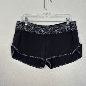 Lululemon Run Speed Short 4-Way Stretch Black